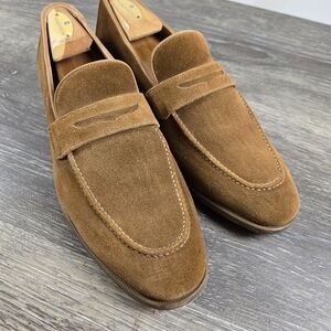 Gravati brown suede loafers